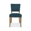 Bentley Designs Indus Oak Furniture Upholstered Green Velvet Chair (Pair)