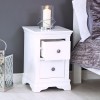 Maison White Painted Furniture Bedside Cabinet 