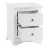 Maison White Painted Furniture Large Bedside Cabinet  