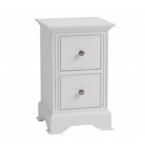 Newbury White Painted Furniture Small Bedside Cabinet