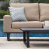 Maze Lounge Outdoor Fabric Ethos Taupe 2 Seat Sofa Set 