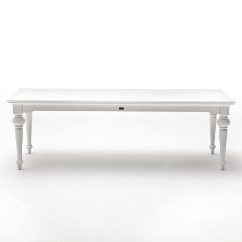 Provence White Painted Furniture 240cm Dining Table
