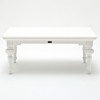Provence White Painted Furniture Rectangular Coffee Table