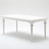 Provence White Painted Furniture Rectangular Dining Table