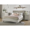 Bentley Designs Montreux Urban Grey Painted Furniture Vertical Stitch King Bed 5ft