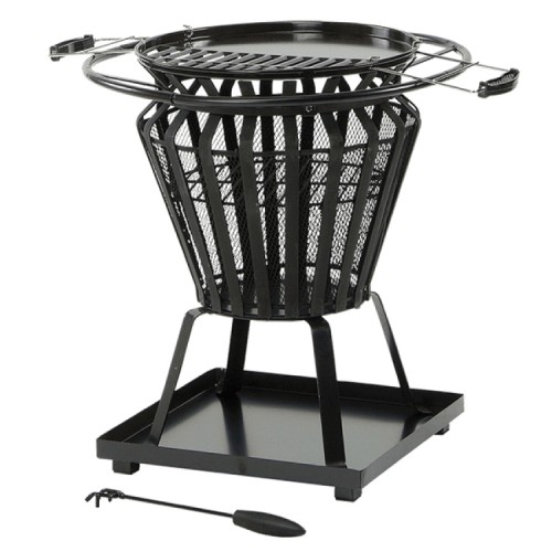 Lifestyle Appliances Signa Fire Basket With BBQ Grill