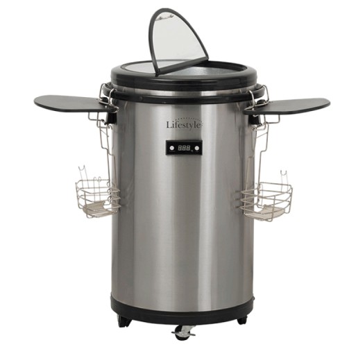 Lifestyle Appliances Outdoor Stainless Steel Electric Party Cooler 50 Litre