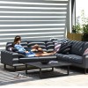 Maze Lounge Outdoor Fabric Ethos Flanelle Corner Group 