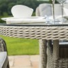 Maze Rattan Garden Furniture Oxford Oval Ice Bucket Table With 8 Venice Chairs 