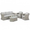 Maze Rattan Garden Furniture Oxford 3 Seater Sofa Set
