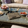Maze Rattan Garden Furniture Winchester Sofa Dining Set With Rising Ice Bucket Table 