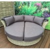 Signature Weave Garden Furniture Lily Nature Weave Daybed With Canopy