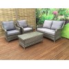 Signature Weave Garden Furniture Mia Grey 2 Seater Sofa Set
