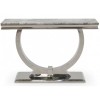 Vida Living Arianna Grey Marble and Chrome Coffee & Console Table Set