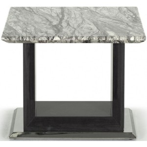 Vida Living Furniture Donatella Grey Marble Lamp Table