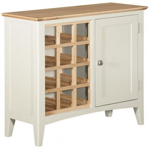 Alfriston White Painted Furniture Wine Cabinet