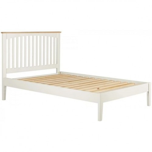 Alfriston White Painted Furniture Double Bed 4ft 6 Slatted