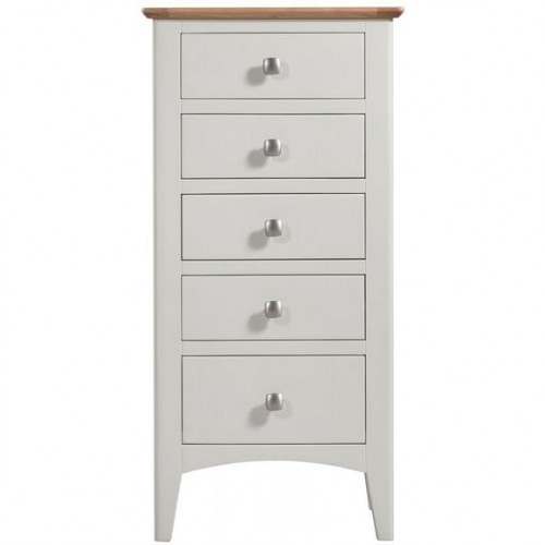 Alfriston White Painted Furniture Tall Chest of Drawers