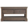 Vezelay Oak Furniture 2 Drawer Coffee Table with Shelf