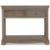 Vezelay Oak Furniture Console Table with 2 Drawers