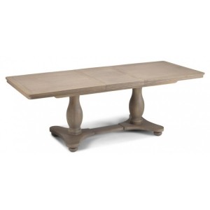 Vezelay Oak Furniture Pedestal 180-230cm Extending Dining Table
