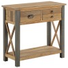 Urban Elegance Reclaimed Wood Furniture Small Console Table