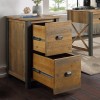 Urban Elegance Reclaimed Wood Furniture Two Drawer Filing Cabinet