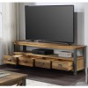 Urban Elegance Reclaimed Wood Furniture Extra Large Widescreen TV unit