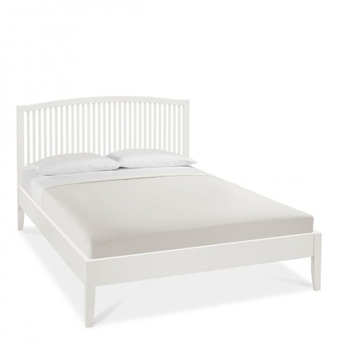 Bentley Designs Ashby White Painted Furniture Slatted Bedstead 4ft6 