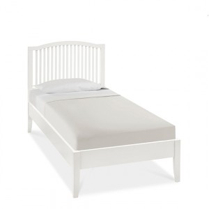 Bentley Designs Ashby White Painted Furniture Slatted Bedstead 3ft