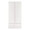Bentley Designs Ashby White Painted Furniture Double Wardrobe
