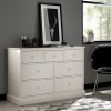 Bentley Designs Ashby White Painted Furniture 3 Over 4 Drawer Chest