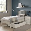 Bentley Designs Ashby White Painted Furniture Slatted Bedstead 3ft