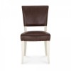 Bentley Designs Belgrave Furniture Espresso Upholstered Chair Pair
