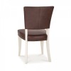 Bentley Designs Belgrave Furniture Espresso Upholstered Chair Pair