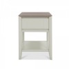 Bentley Designs Bergen Grey Painted Lamp Table With Drawer