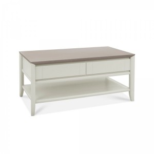 Bentley Designs Bergen Grey Painted Coffee Table With Drawer