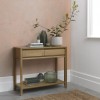 Bentley Designs Bergen Oak Console Table With Drawers