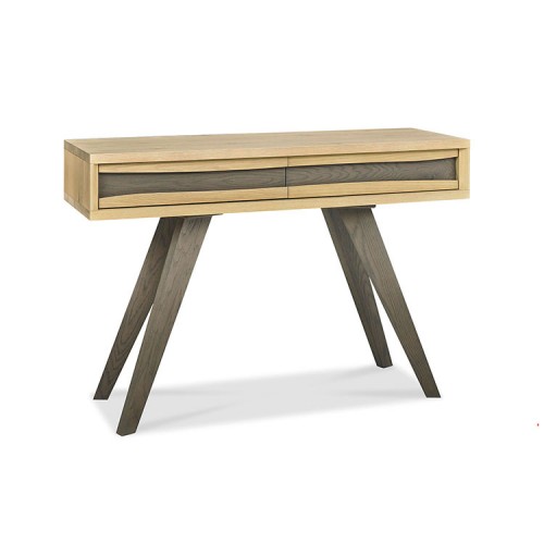 Bentley Designs Cadell Oak Furniture Console Table with Drawers