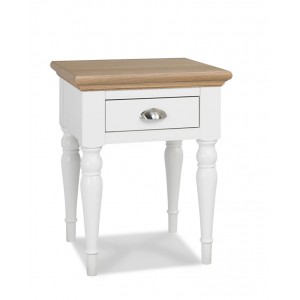 Hampstead Two Tone Painted Furniture Lamp Table With Turned Legs