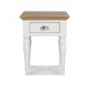 Hampstead Two Tone Painted Furniture Lamp Table With Turned Legs