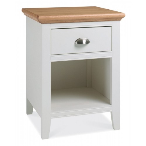 Hampstead Two Tone Painted Furniture 1 Drawer Bedside Cabinet