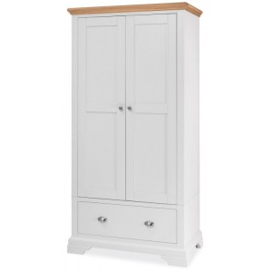 Hampstead Two Tone Painted Furniture Double Wardrobe 