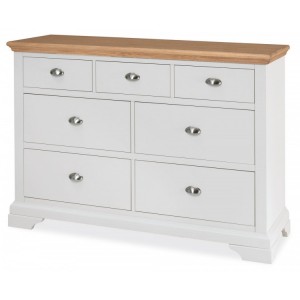 Hampstead Two Tone Painted Furniture 3 Over 4 Chest of Drawers