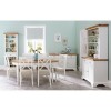 Hampstead Two Tone Painted Furniture Round Extending Dining Table