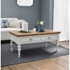 Hampstead Two Tone Painted Furniture Coffee Table With Turned Legs