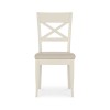 Montreux Oak & Antique White Furniture X Back Chair Pair  