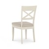 Montreux Oak & Antique White Furniture X Back Chair Pair  