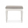 Montreux Soft Grey Painted Furniture Stool - PRE ORDER