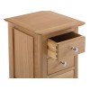 Bergen Oak Furniture Small Bedside Cabinet 
